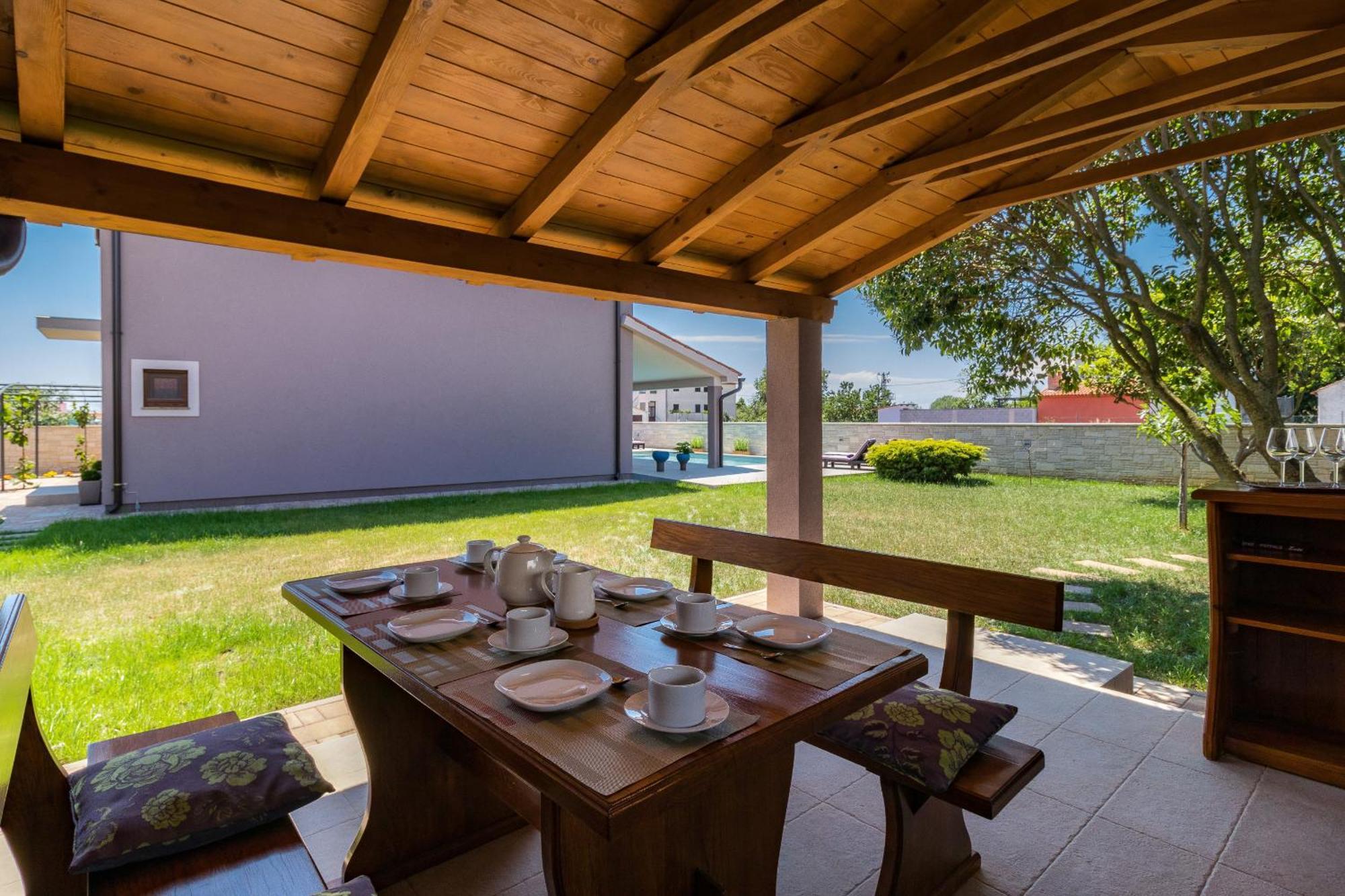 Villa Roma Near Pula For 6 People With Private Pool Jadreski ภายนอก รูปภาพ